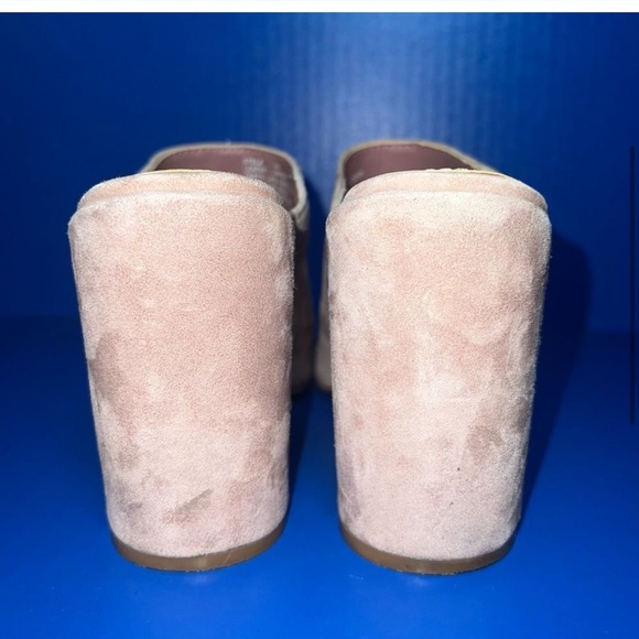 Steve Madden Womens Stela Suede Heeled Mules in Dusty Pink 7.5M - Picture 4 of 4